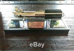 Star Wars ANH Luke Skywalker Lightsaber Master Replicas Style with Case & Plaque