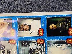 Star Wars ANH Series 1 Trading Card Uncut Press Sheet 1977 POS3