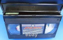 Star Wars ANH VIDEO RENTAL Cassette Tape VCR Library'82 vtg Movie BOX Serial #s