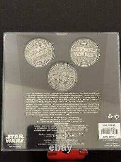 Star Wars AP(Artist PROOF) Limited Release Saga Series Coin Set 1-3 New