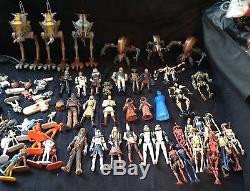 Star Wars Action Figure and Accessories Collection 135+ Pieces 1978 -2011