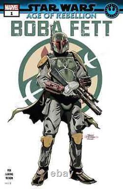 Star Wars Age of Rebellion Boba Fett #1 Cover Original Art Terry Dodson Art