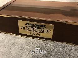 Star Wars Bioware EFX Collectibles Old Republic Replica Master Orgus Lightsaber