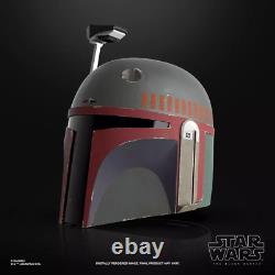 Star Wars Black Series Boba Fett Re-Armored Premium Electronic Helmet Life Size