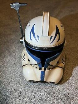 Star Wars Captain Rex Clone Trooper Helmet 11 Scale Cosplay or Display
