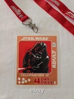 Star Wars Celebration IV 2007 Darth Vader 4 Day Adult Pass