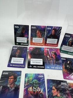 Star Wars Celebration London 2023 Complete 18 Piece Badge Set unused