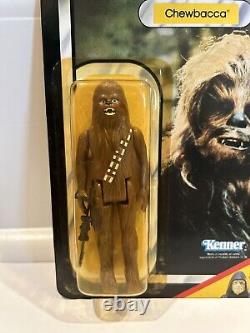 Star Wars Chewbacca 65c Back Moc Kenner Vintage 1983 Rotj Unpunched Ewok Han