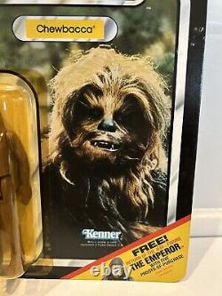 Star Wars Chewbacca 65c Back Moc Kenner Vintage 1983 Rotj Unpunched Ewok Han