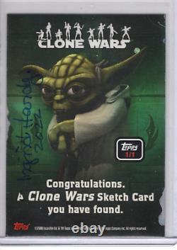 Star Wars Clone Wars Ahsoka Tano sketch card