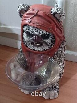 Star Wars Collectors Edition Ewok Candy Bowl Holder Rare HTF US Seller Quick