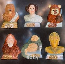 Star Wars Cookie Jars Set 1000 Limited Numbered Star Jars 1997