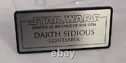 Star Wars Darth Sidious / Emperor Palpatine Lightsaber Prop Replica