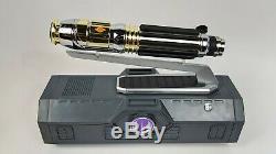 Star Wars Disneyland Galaxy's Edge MACE WINDU Lightsaber + 36 Blade Gift Set