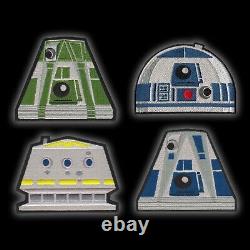 Star Wars Droids THE SET of ALL 41 embroidered iron-on patches R2 K2SO C3PO R5