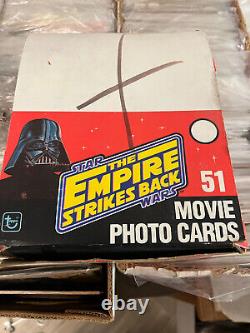 Star Wars Empire Strikes Back rack pack box, 24 packs 51 cards per pack, New