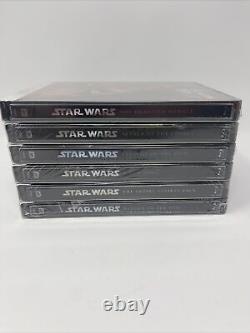 Star Wars Episodes 1-6 Blu-Ray Steelbook Collection Prequel & Original Trilogies