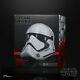 Star Wars First Order Stormtrooper Black Series Electronic Helmet In Stock
