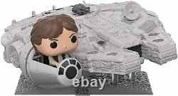 Star Wars Funko Pop Millennium Falcon with Han Solo Deluxe MISB FREE SHIPPING