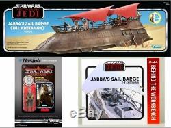 Star Wars HASLAB Vintage Collection Jabba's Sail Barge withYakface +Book
