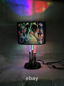 Star Wars Illuminated Lightsaber Legacy Lamp Bradford Exchange Lucasfilm License