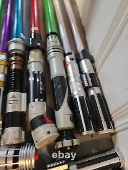 Star Wars Lightsaber 33 Toy Lot