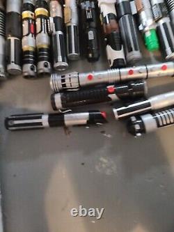 Star Wars Lightsaber 33 Toy Lot