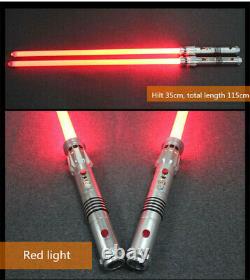 Star Wars Lightsaber Darth Maul Cosplay Silver Metal Red Light Replica Props