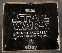 Star Wars Limited Edtion Death Trooper Helmet In Box 3955/5000 Nissan Exclusive