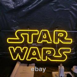 Star Wars Logo 14x10 Neon Sign Lamp Light Beer Bar With Dimmer