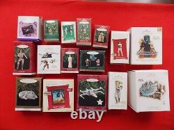 Star Wars Lot 16 Christmas Hallmark Keepsake Ornaments max rebo, yoda and more