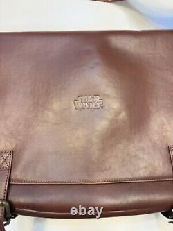 Star Wars Lucas Film Chewbacca Faux Leather Messenger Bag Brown