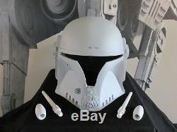 Star Wars Mando Merc Mandowar Mandalorian Cosplay Helmet Prop 2/3 T Visor lot