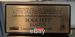 Star Wars Master Replicas Boba Fett Blaster ROTJ EPVI Limited Edition 11 Rare
