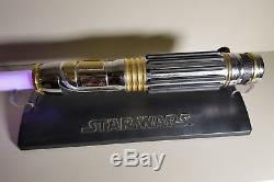 Star Wars Master Replicas Force FX Mace Windu light saber 2005 lights and sound