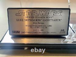 Star Wars Master Replicas Luke Skywalker Elite Edition CONSOR Capital Founding