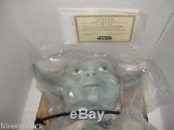 Star Wars Mint/box Illustive Concepts Hand Painted Life Size Yoda Mario Chiodo