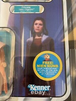 Star Wars Princess Leia Bespin 48 Rotj Rare Afa 80y Moc Kenner Vintage 1983 Esb