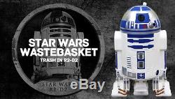 Star Wars R2-D2 BIG 60 cm (23.6) Trash can, Dust box Wastebasket JAPAN NEW FS