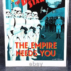 Star Wars Rebuild The Death Star Art Signed ACME Archives LE 42/125 COA Sealed
