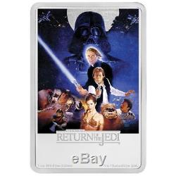 Star Wars Return of the Jedi 1 oz Silver Movie Poster Proof Coin