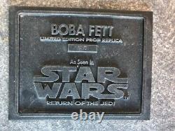 Star Wars Return of the Jedi Boba Fett Don Post Life Size LE Prop Replica #128