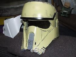 Star Wars Shore Trooper Fibreglass Helmet + Padding Ready To Wear