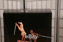 Star Wars Sideshow Exclusive Obi Wan vs Anakin Skywalker Diorama Statue NEW