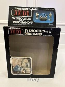 Star Wars Sy Snootles Rebo Band Box W Attch Bubble Cardbck Kenner Vintage 1983