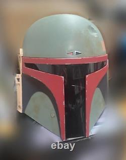 Star Wars The Black Series Boba Fett Electronic Helmet Hasbro (Re-Armored)