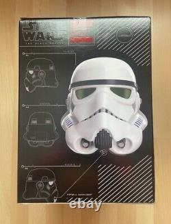 Star Wars The Black Series Rogue One Imperial Stormtrooper Helmet in stock