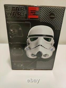 Star Wars The Black Series Rogue One Imperial Stormtrooper voice changer helmet