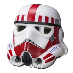 Star Wars The Black Series Shock Trooper Electronic Helmet Brand new 2018