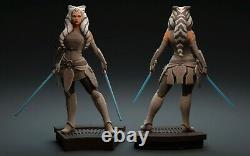 Star Wars The Clone Wars Ahsoka Tano 3D Printed Statue Garage Kit